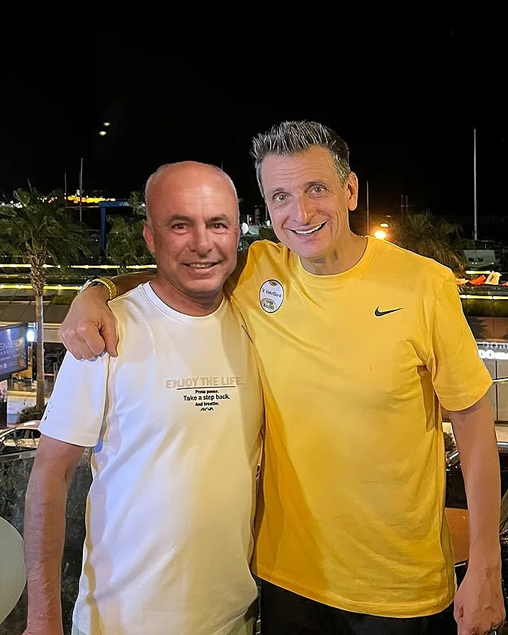Giovanni Guidetti with Ahmet Öz at Şef Restaurant Kuşadası